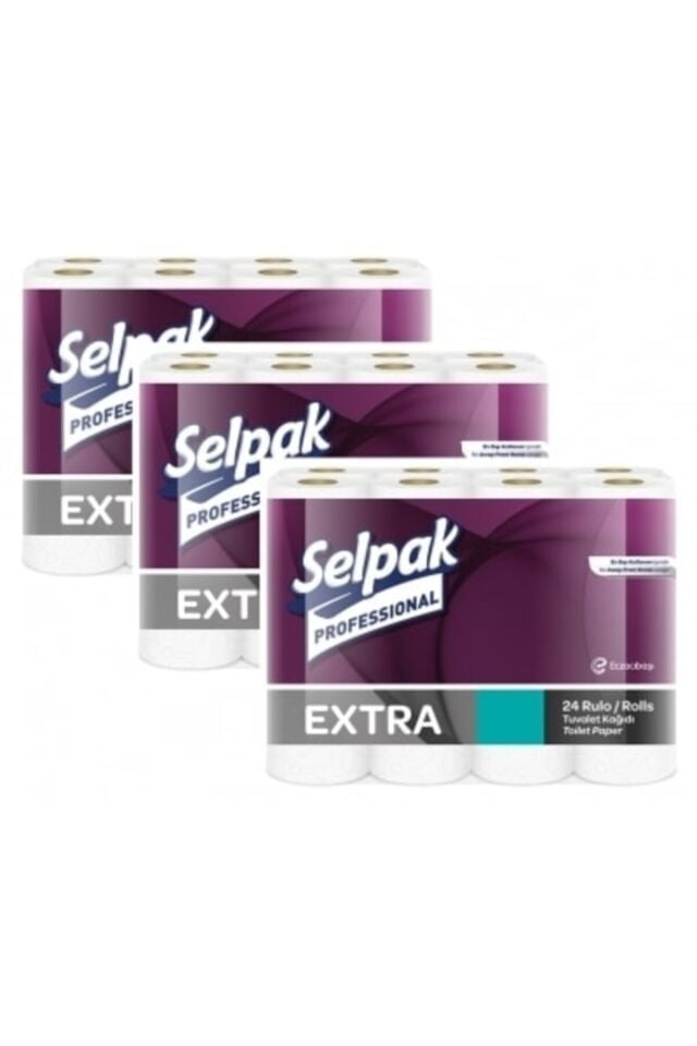 SELPAK PROFESSİONAL EXTRA TUVALET KAĞIDI 72'Lİ (3X24)